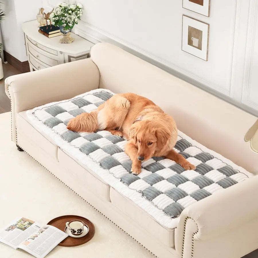 Cover for Sofa, Sectional Couch Cover for Dogs, Sofa Cover Washable, Cushion Cover Blanket Pad Bed Mat for Pets, Fleece Furnitur
