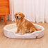 Round Medium Dog Basket Soft Detachable Winter Warm Small Dog Bed Elastic Dog Cushion House Cat Bed Kennel Accessories