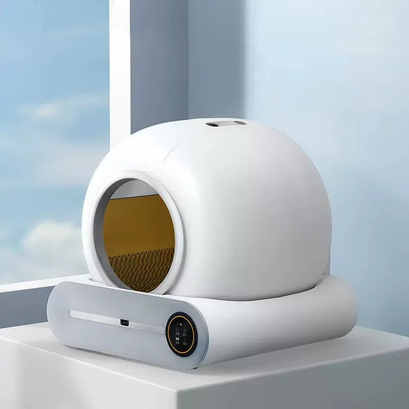 Wholesale Cat Autoclean  Box Smart Wifi Pet Electric Cat  Box Semi-automatic Quick Self Cleaning Cat  Box