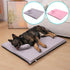 Small Dog Cooling Mat Large Dog Bed Detachable Double Sided Elastic Warm Cat Bed Mat Ice Silk with Pillow for Winter and Summer