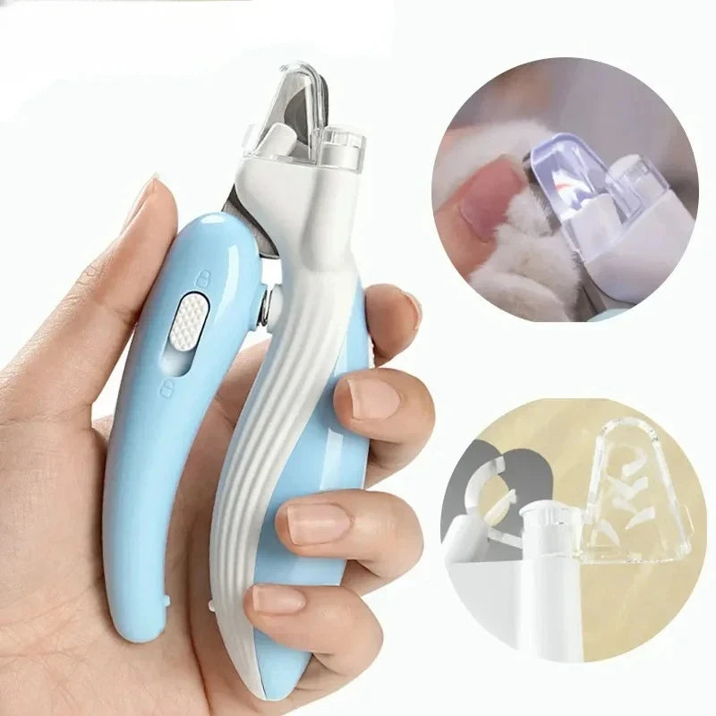 Professional LED Pet Nail Clippers Pet Paw Grooming Scissors for Dogs Cats Small Animals Safe Nail Trimmer Pet Care Supply