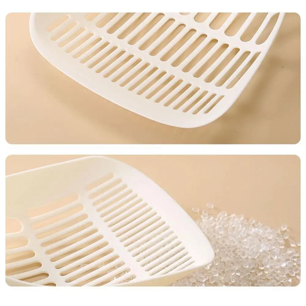 Kitten Toilet Clean Tools Cat Supplies Cat Litter Scoop Plastic Cat Litter Shovel Cat Litter Box Shovel Long Handle Sand Leakage