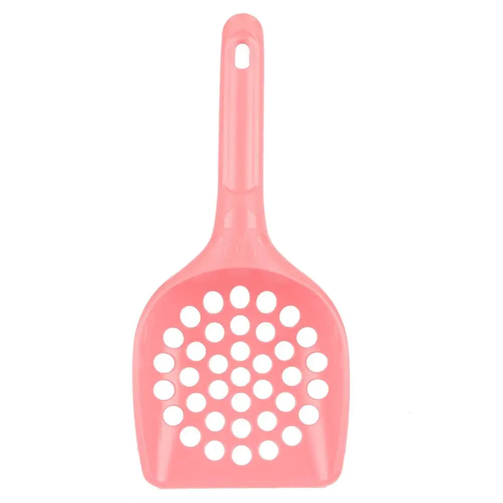 Thickened Cat Litter Scoop Plastic Cat Toilet Pets Litter Sand Shovel Pet Care Sand Waste Scooper Hollow Cleaning Tool Hangable