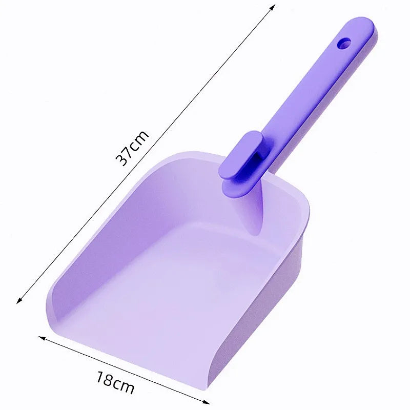 Cat Sand Scoop Hangingable Cat Litter Scoop Shovel Large Shovel for Cats Toilet Clean Long Handle Cats Sand Scoops Pet Products