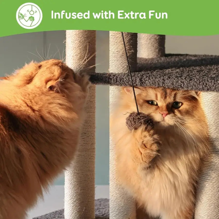 Dog Stairs amp Cat Scratching Post Pet Steps for High Beds Couch, HighStrength Boards Holds up to 150 lbs for Indoor Small Cats