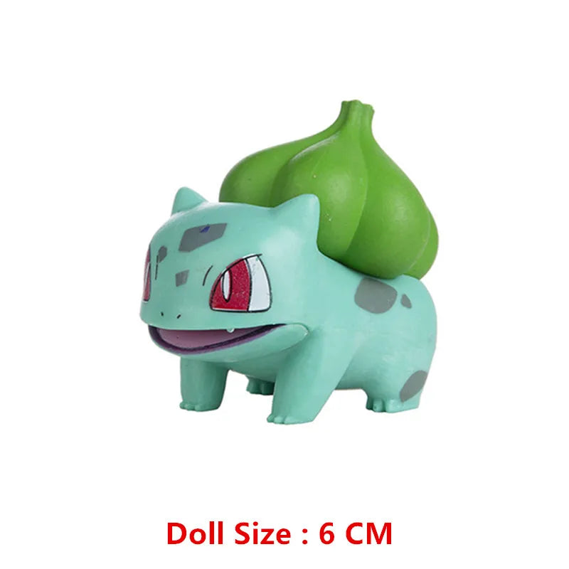 New 3-8CM Pokemon Hot Cartoons Movie  Anime Figure Pikachu Vulpix  Eevee Venusaur Collection Pet Action Model Toys Gifts