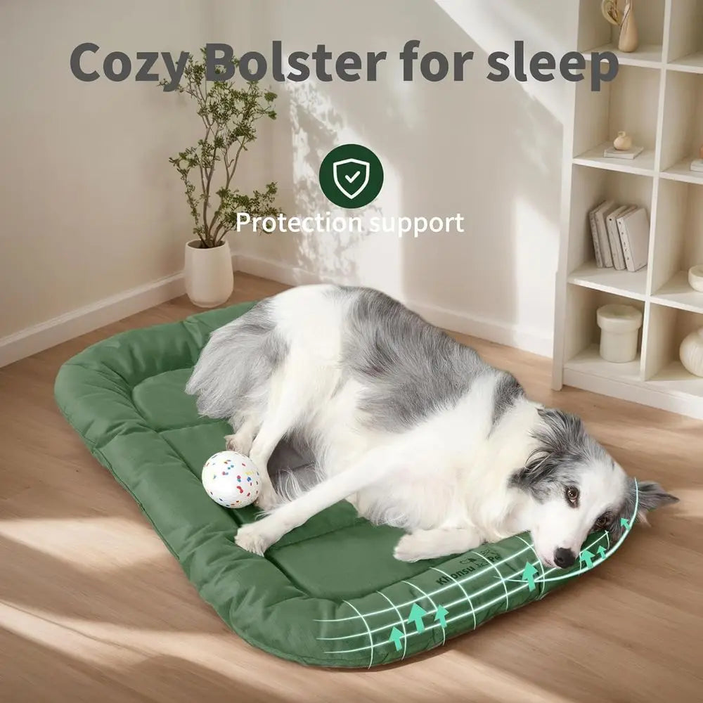 Durable and Tear-Resistant Dog Bed for Crates, Suitable for Outdoor Use and Easy Cleaning, Ideal for Dogs up to 35 lbs