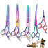 Professional Dog Grooming Scissors Curved and Straight Shears, Thinning and Straightening Hair Scissors For Dog and Cat Grooming