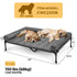 Cooling Elevated Dog Bed Add Removable Waterproof Bolster Cushion Mat, Raised Pet Cot with Breathable Teslin Mesh, NoSlip Feet,