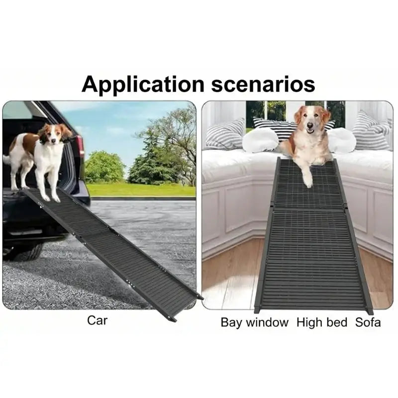 Flexible Dog hill For Home And Vehicle Use constructed From hard Plastic substance D2RD