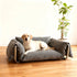 Highly Customizable Cat Dog Sofa Bed Eco-Friendly Wool PP Material Solid Animal Removable Memory Foam Cushion Frame