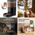 Smart Pet Feeder with Camera, AI Recognition, Night Vision, 5G Remote, Two-Way Audio, Desiccant Bag, Timed Food Dispenser for Sm
