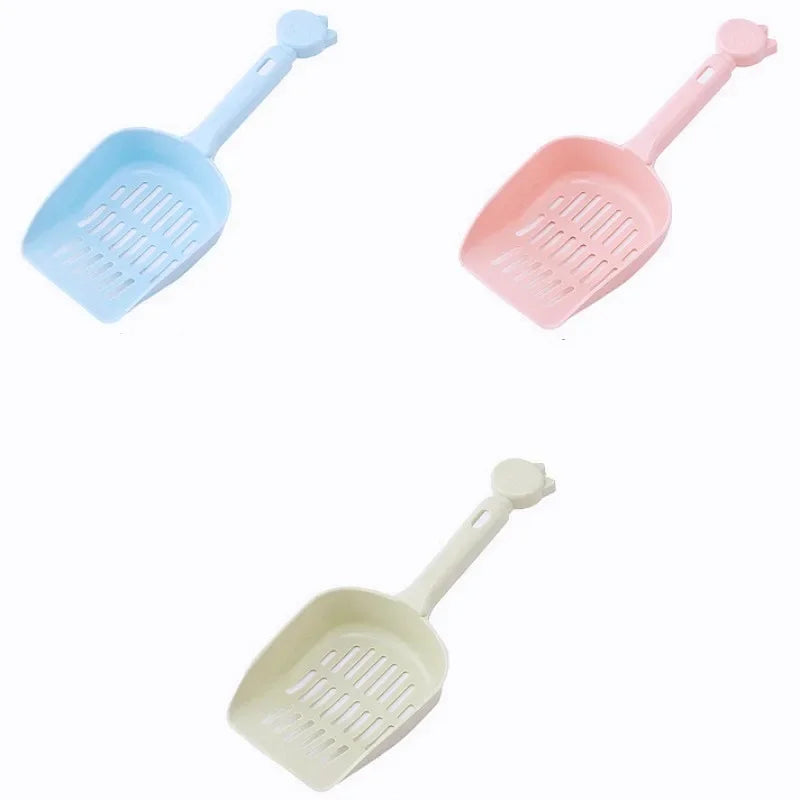 Cat Litter Scoop Hangingable Cats Litter Shovel Small Sand Scoop for Cats Toilet Clean Cute Handle Sand Shovel for Cat Supplies