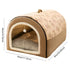Dog Kennel Detachable Dogs Bed Nest Washable Plush Cotton Puppy Shelter Comfortable Winter Cat Bed Castle Dogs Cats Pet Supplies