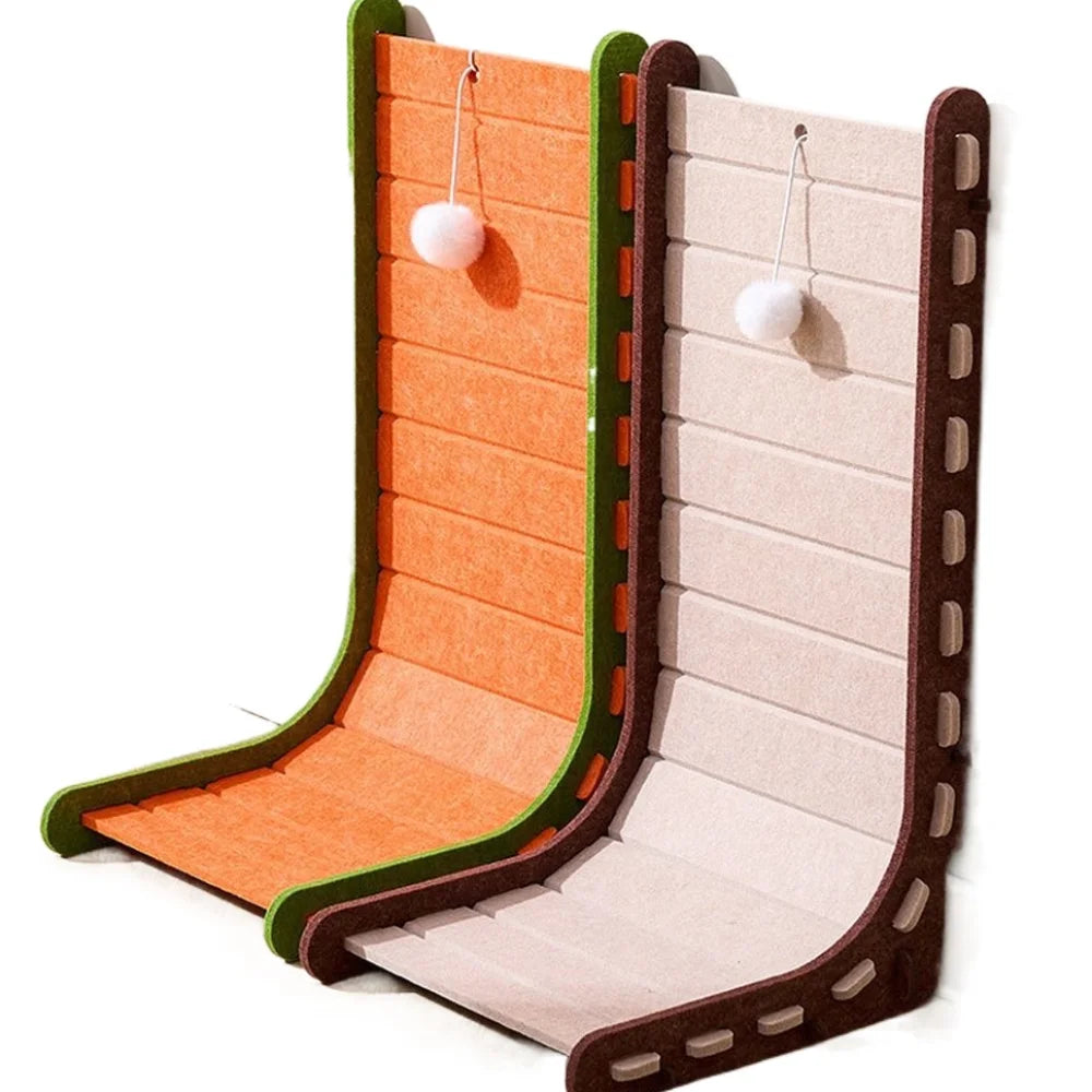 Vertical L-Type Cat Scratch Board Felt Scratch-resistant Cat Climbing Frame Anti-Scratch Abrasion-resistant Cat Toy Supplies