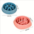 Pet Supplies Dogs and Cats Slow Food Bowl Puzzle Non-Choking Non-Slip Slow Feeder Thickened Plastic Plate Bowl Pet Feeding Bowl