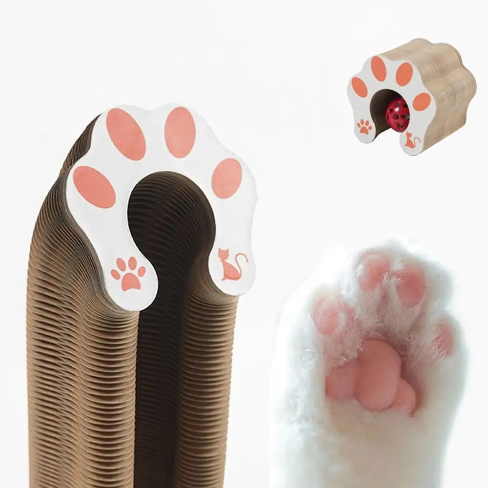 Durable Transformable Kitty Kurlz Cat Toy No Crumbs Wear-Resistant Cat Scratching Board Resistant To Scratching Cat Scratcher