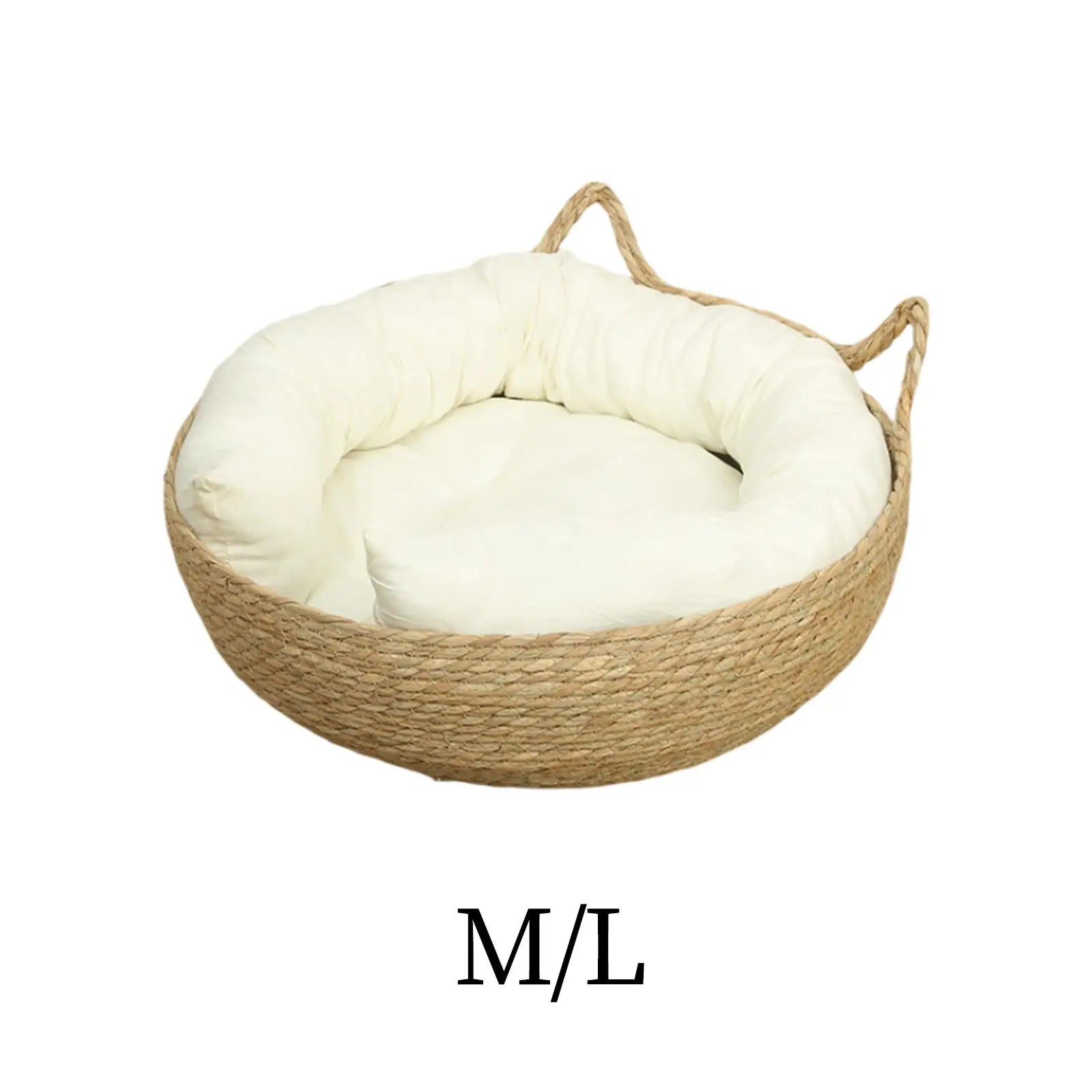 Cat Bed Basket Four Seasons Kennel Round Pet Supplies Cat Scratcher Lounge for