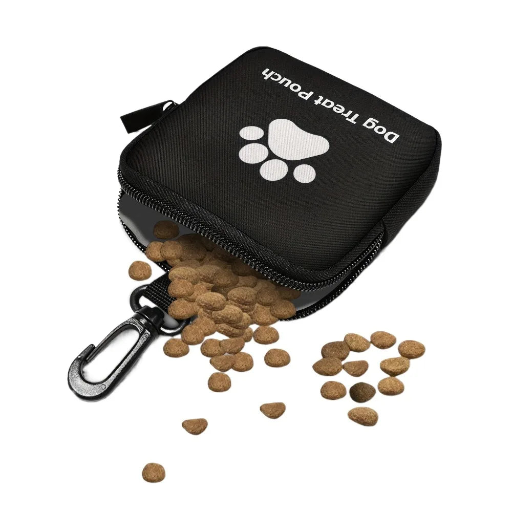 Mini Waterproof Dog Treat Pouch Portable PVC Dog Training Rewards Bag Easy to Clean Compact Snack Bait Bag for Training