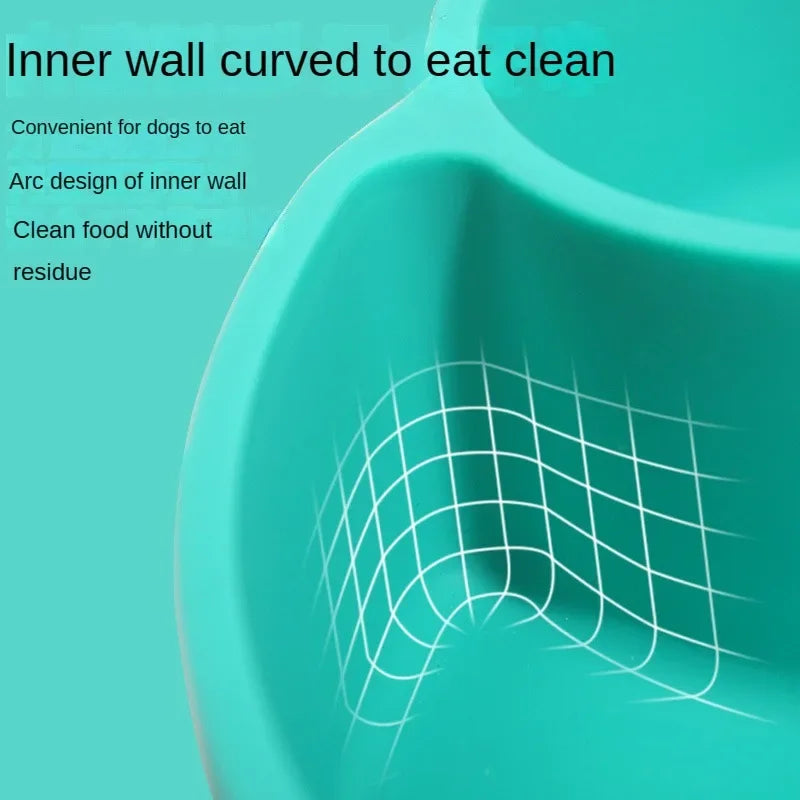 Dog Slow Food Bowl Food Plate Pet Lick Plate 2 IN 1 Feeding Pad Slow Food Bowl Choke Prevention Bowl Dog With Strong adsorption