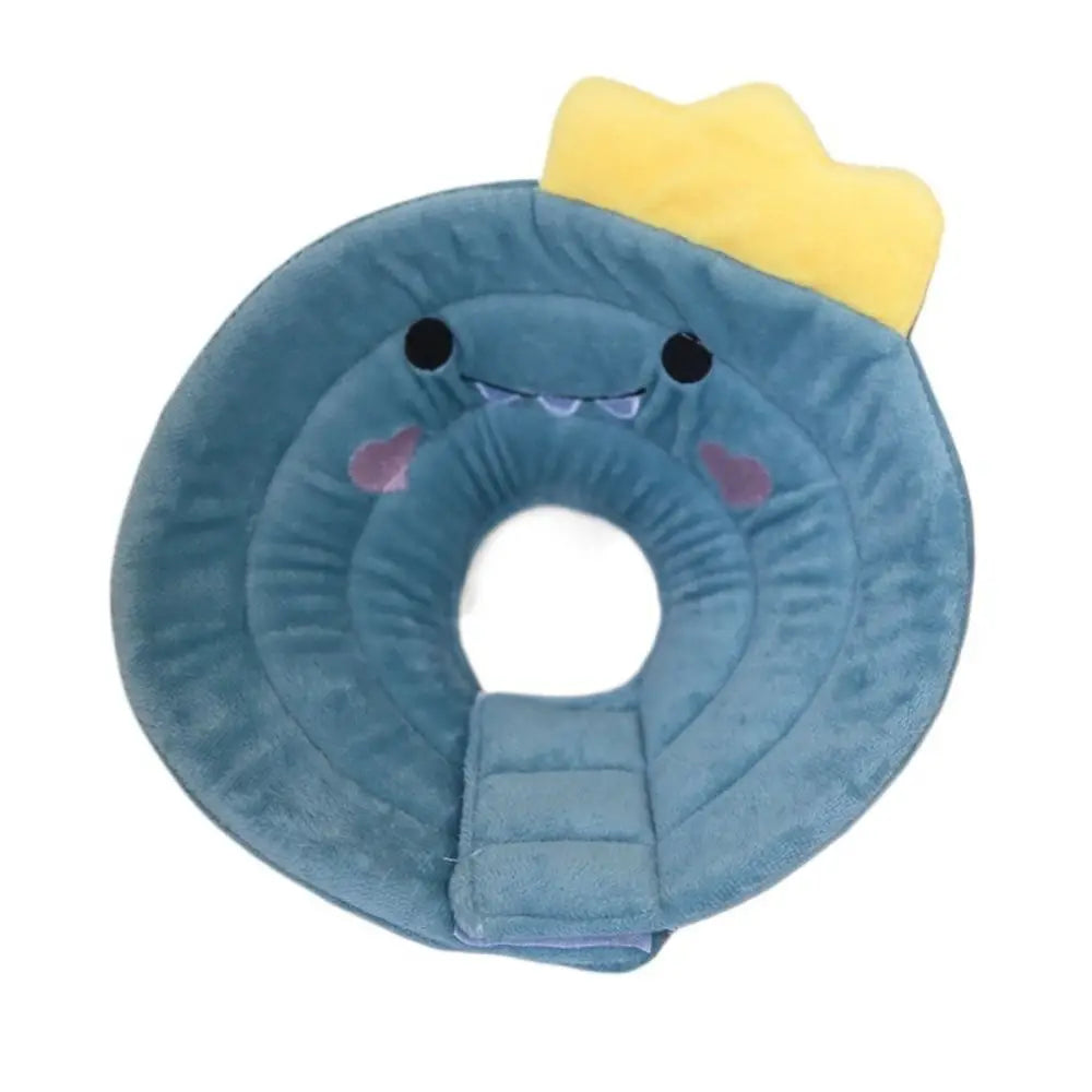 Soft Bee Shape Cat Recovery Collar Adjustable Anti-licking Cat Elizabethan Collar Anti-biting Dinosaur/Bee/Carrot Shape