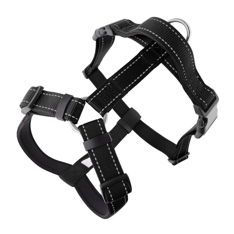 Husky Lightweight H-Shaped Pet Dog Harness Reflective Vest Nylon Explosion-Proof Soft Chest Strap Pets Accessories for Dogs