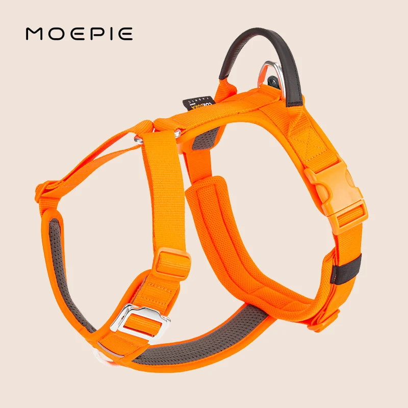 MOEPIE Dog Chest Belt Vest Dog Leash Kirk Fund Hair Border Collie Large and Small Dog Walking Leash