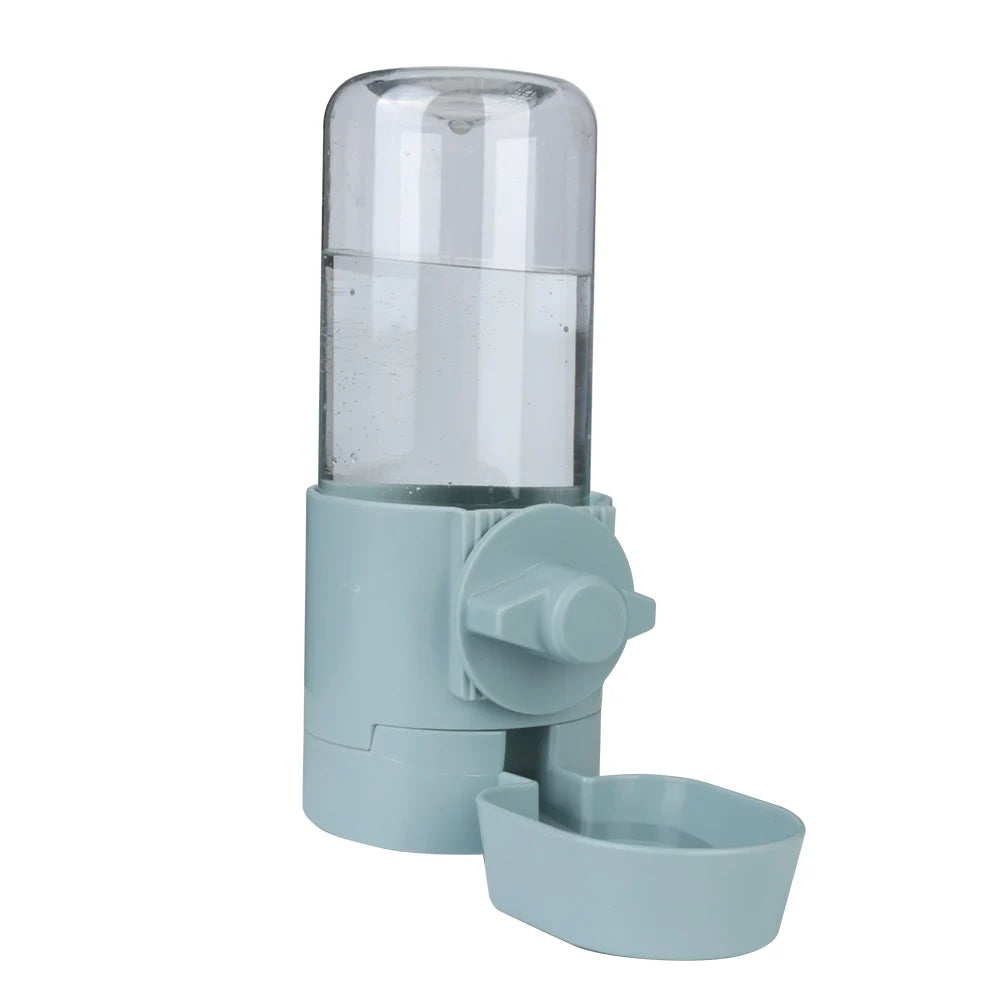 Automatic Pet Water Bottle For Puppy Cats Rabbit Food Container Dispenser Bowl Cats Dogs Drinking Fountain Cage Hanging Feeder