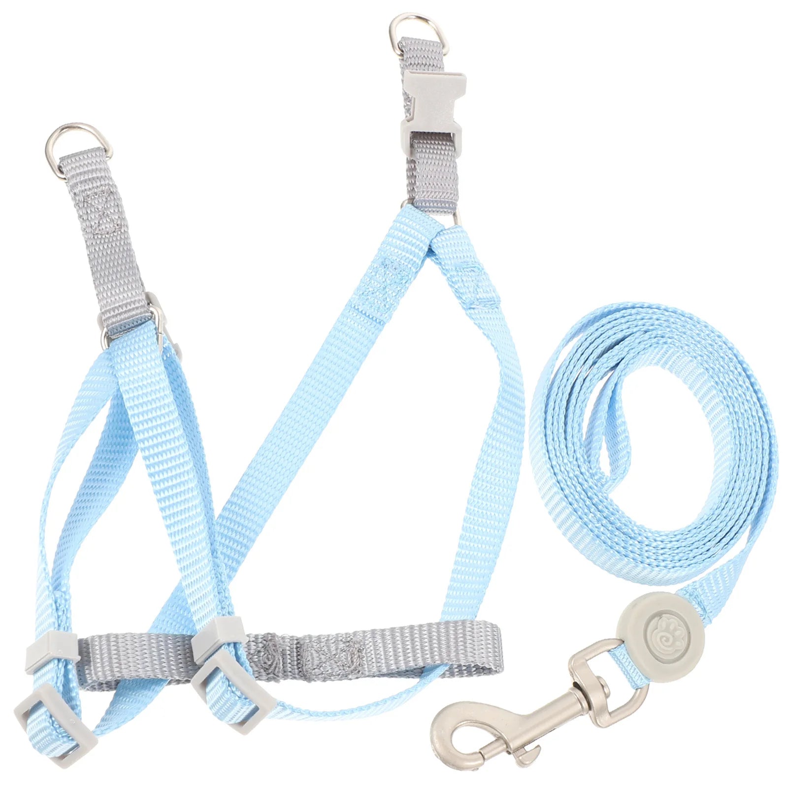 1Set Cat Harness and Leash Set Kitten Escape Proof Adjustable Small Large Pet Walking Rope Outdoor Safe Comfortable