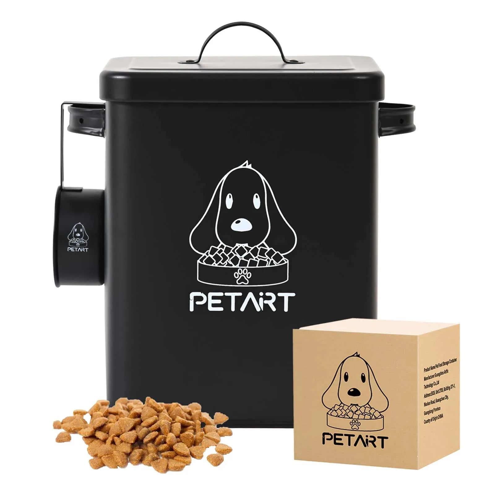Large Capacity Pet Dog Feeders Sealed Food Storage Bucket Moisture Proof Pet Food Container Food Storage Kitchen Container
