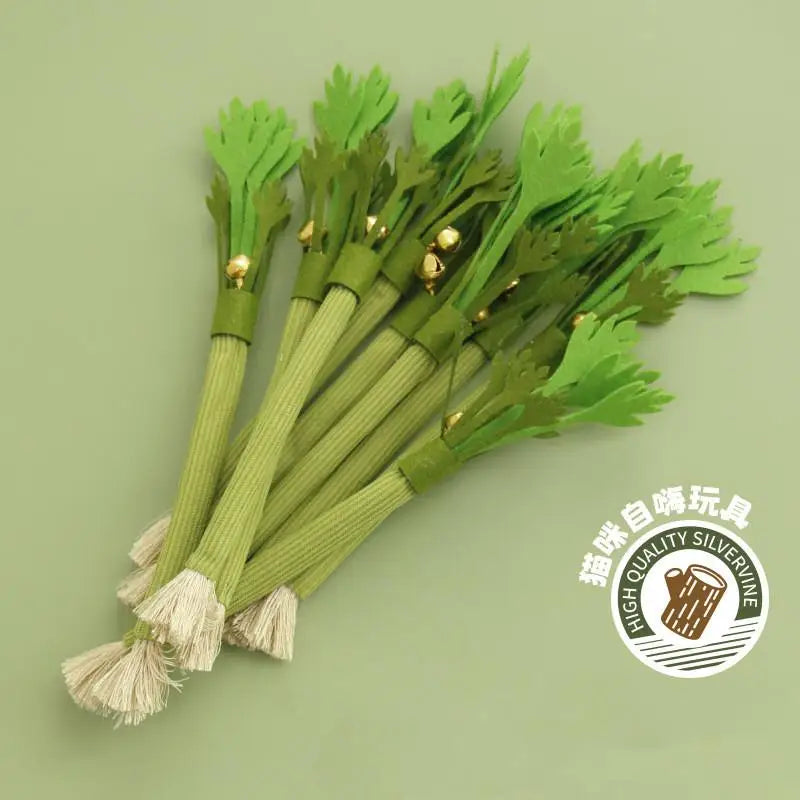 Cat Chew Toys Catnip Cat Teeth Cleaning Toy Interactive Self Playing Catnip Molar Stick Toys Bite Squeaky Cat Toy