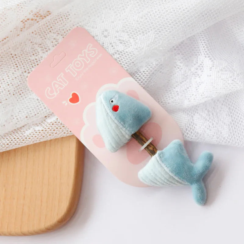 Natural Catnip Wood Cat Toy Safety Molar Toothpaste Branch Cleaning Teeth Cat Snacks Kitten Toys Cute Doll Pet Supplies