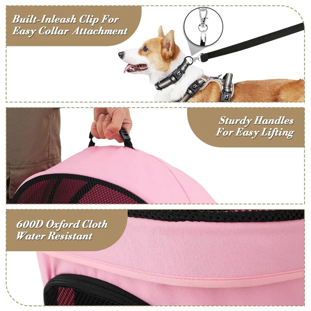 Collection Dog Stroller for Small/Medium Dogs, Foldable Pet Stroller with Detachable Carrier, Portable Travel Cat Stroller