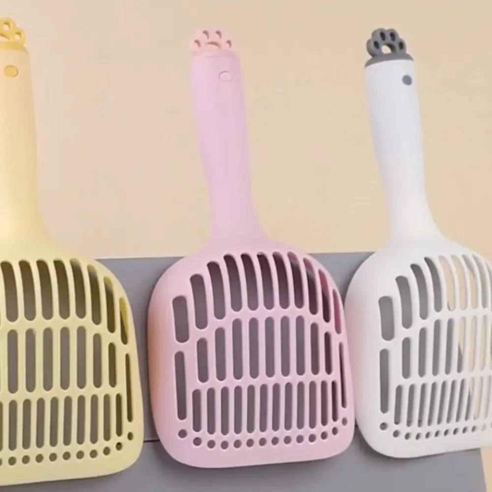 Portable Plastic Cat Litter Scooper Hollow Leak Fast Cat Litter Sifter Labor-saving Pet Cleaning Tool Pet Feces Shovel