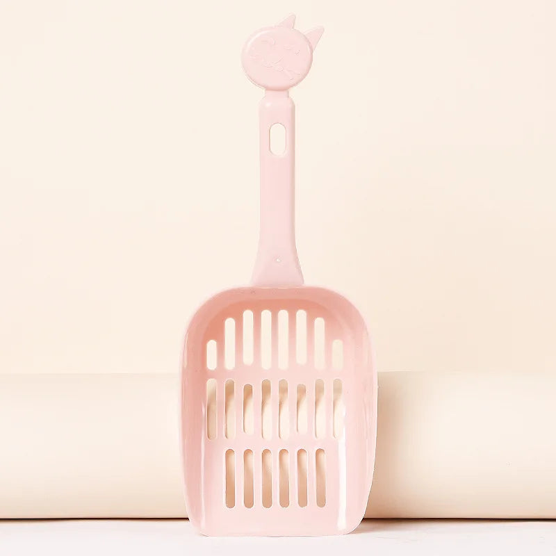 New Macaron Thickened Cat Litter Shovel Cat Litter Basin Cleaning Products Network Format Pet Shovel