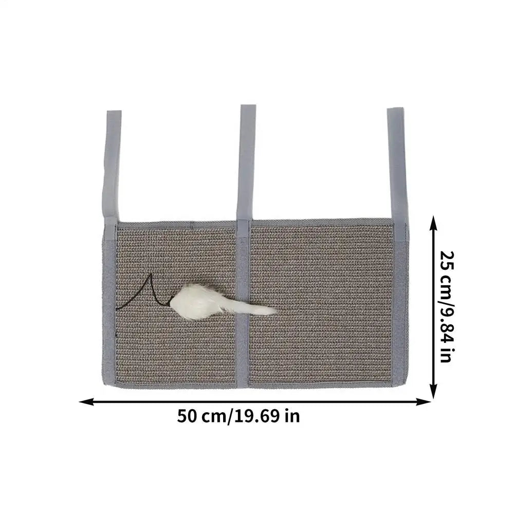 Cat Scratch Mat Adhesive Sisal Couch Cover Pet Cat Scratcher Furniture Protector Mat For Small Medium Large Breeds Apartment