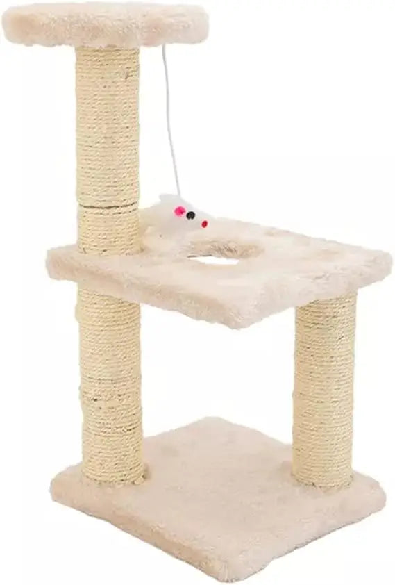 Climbing Tower for Cats: Multi-Layer Sisal Scratching, Jumping, and Playing Pet Product