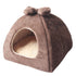 Pet Dog Cat House Foldable Warm Soft Winter Dog Bed Sofa Cave Puppy Dog House Kennel Nest for Small Dogs Cats