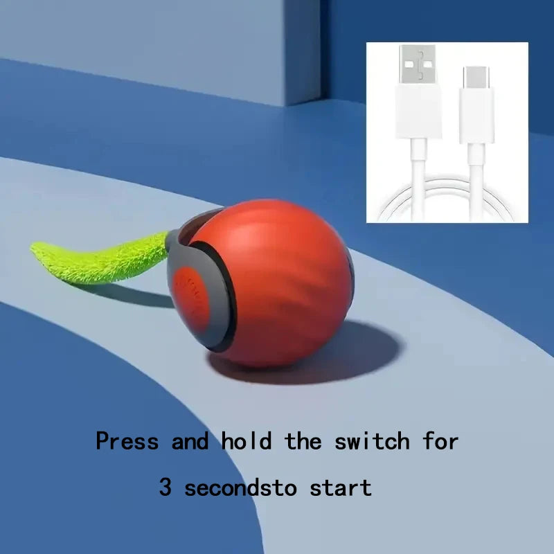 Smart Cat Toys Balls Automatic Interactive Pet Electric Rolling Teaser USB Rechargeable Kitty Moving Bouncing ball Cats Products
