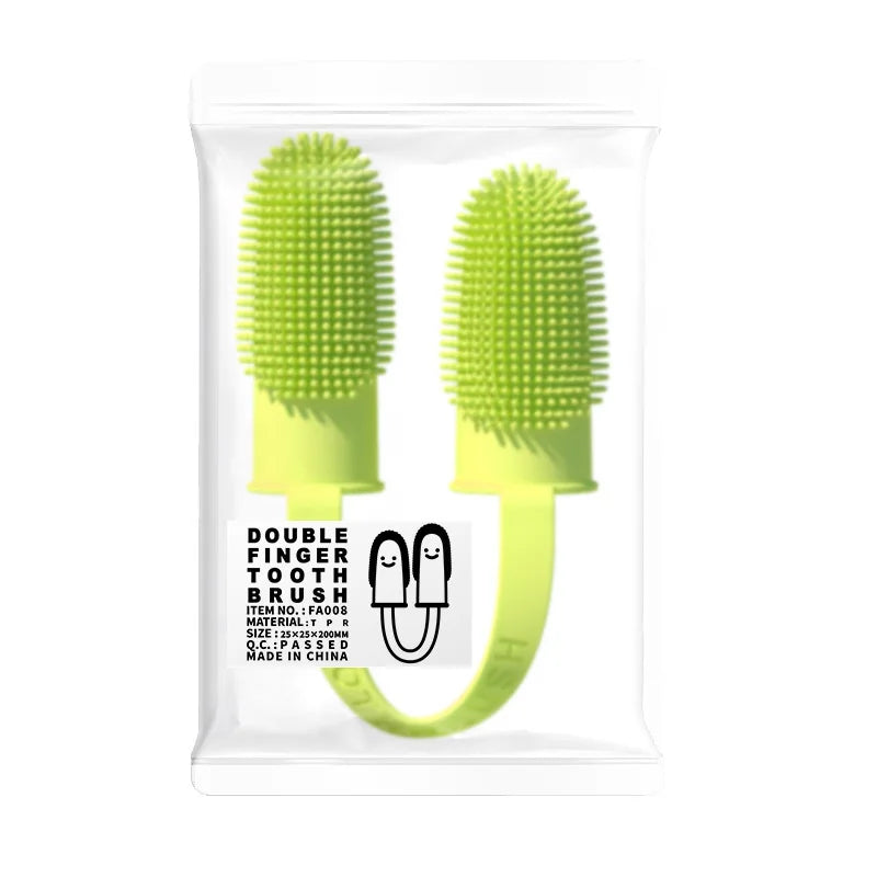 Pet Toothbrush Dog Cat Pet Supplies Teeth Cleaning Finger Set Oral Cleaning Tools