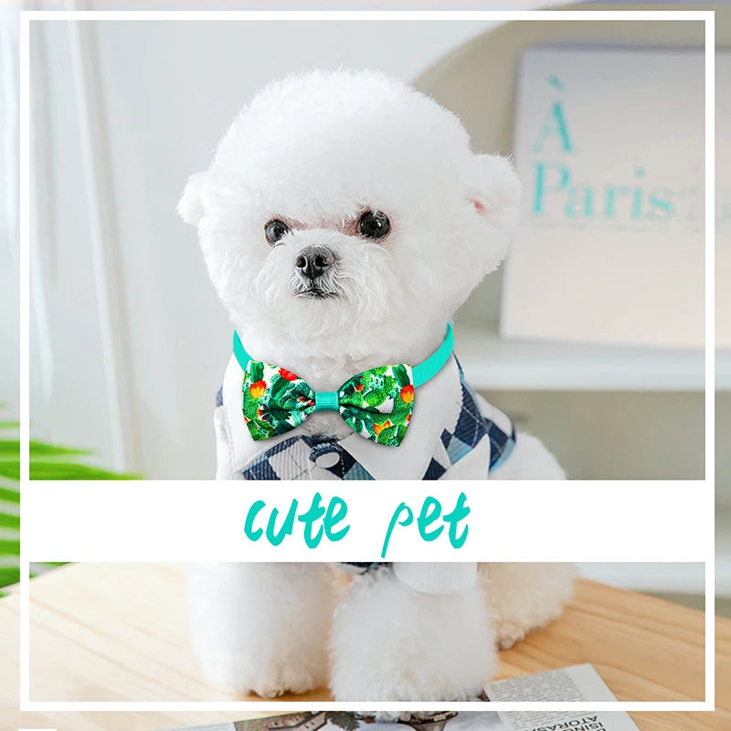 10pcs Summer Bow Tie Dog Fruit Style for Dog Cat accessories Small Dog Cat Bowties Neckties Puppy Pet Bowtie Products For Dogs