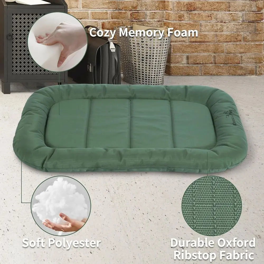 Durable and Tear-Resistant Dog Bed for Crates, Suitable for Outdoor Use and Easy Cleaning, Ideal for Dogs up to 35 lbs