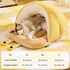 Winter Warm Cat Cave Bed Removable Cushion Calming Plush Cat Bed for Anxiety Cat Cave Bed Non-Slip Bottom for Cats Calming