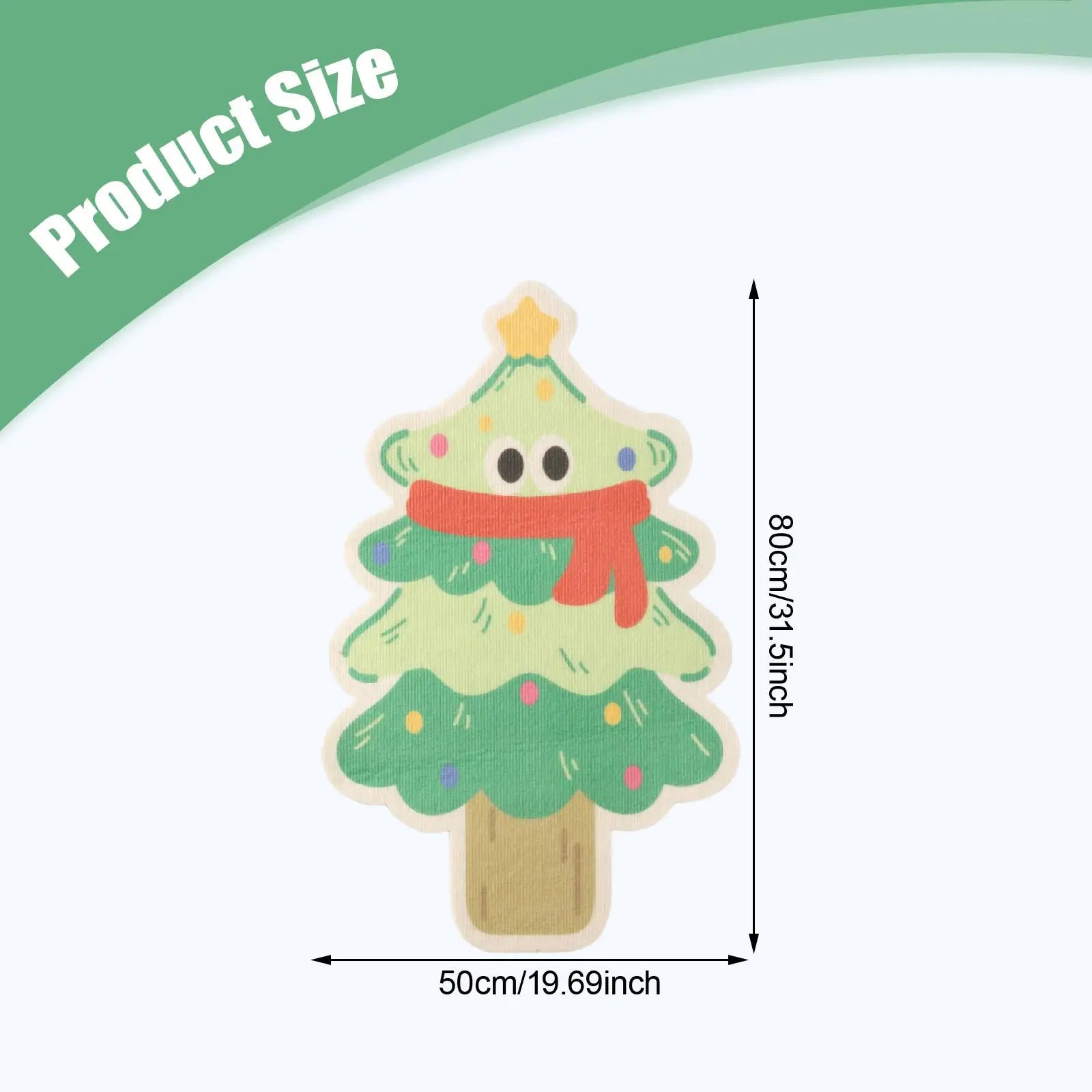 Cat Scratcher Mat Climber Christmas Tree Scratching Pad Climbing Rug for Playing