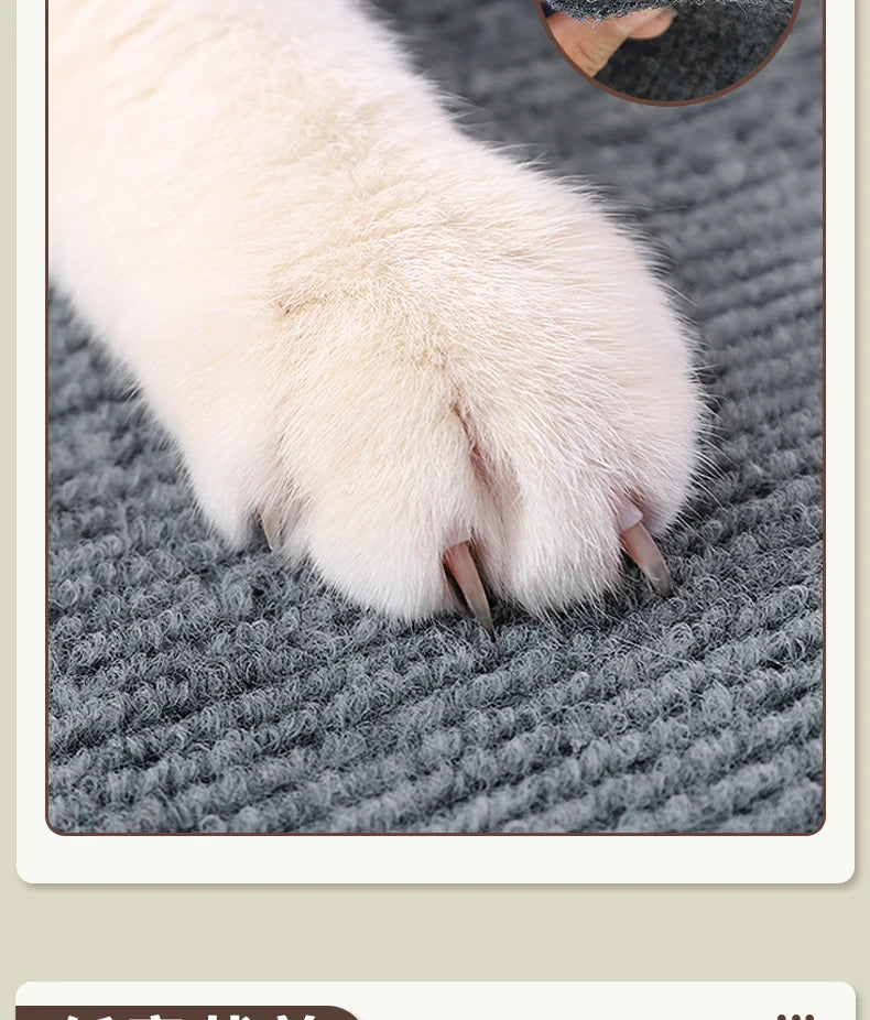 Cat Scratcher Sofa Protector Cats Scratcher Pad Board Protection Trimmable Self-adhesive Carpet Corner Wall DIY Cat Scratch Mat