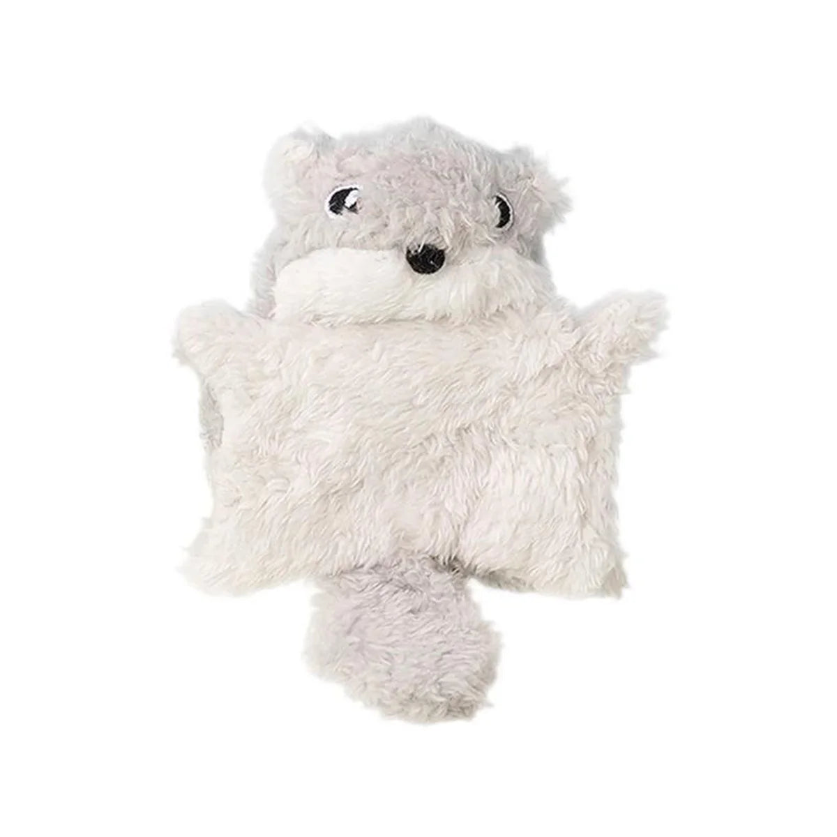 Funny Interactive Flying Squirrel Cat Squeaky Plush Toys for Reduce Boredom Cat Chewing Toy for Teeth Cleaning Pet Toys for Cats
