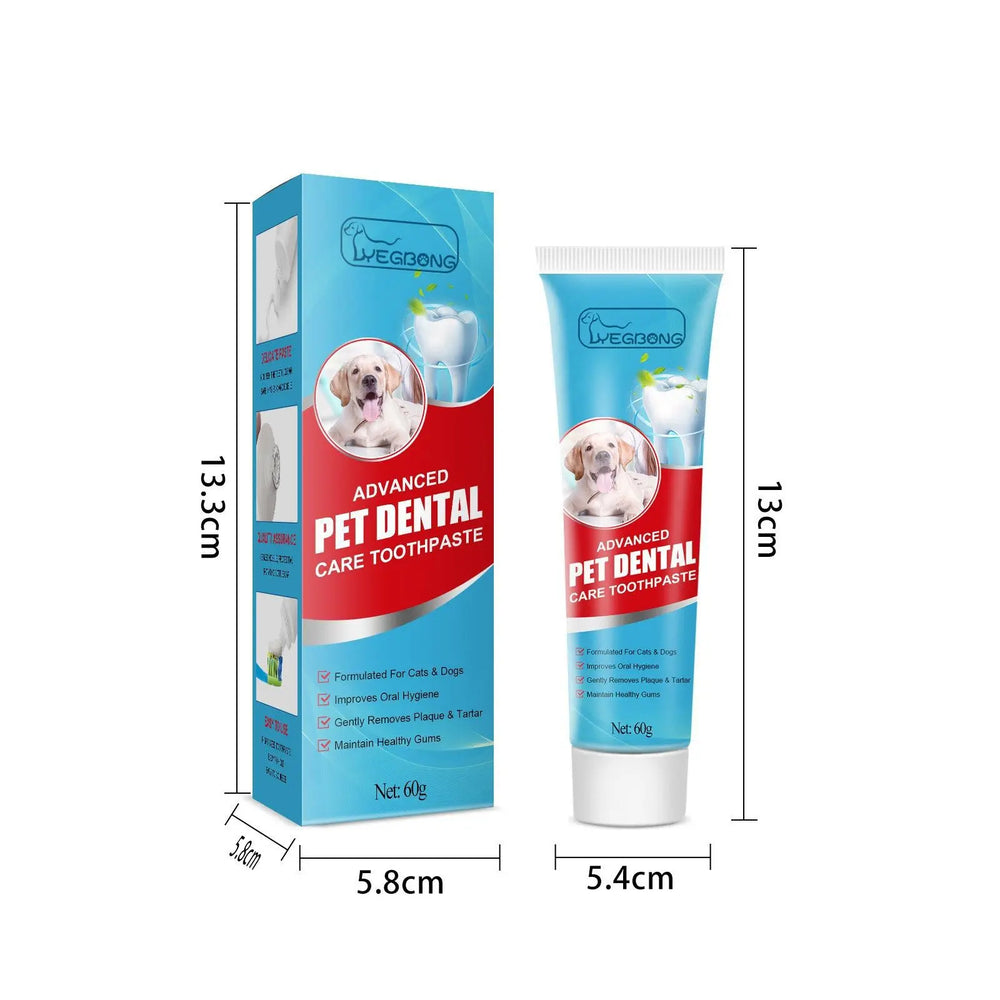 Dog Friendly Toothpaste 60g Pet Toothpaste Cat Dog Cleaning Products Pet Oral Gum Care Cleanin