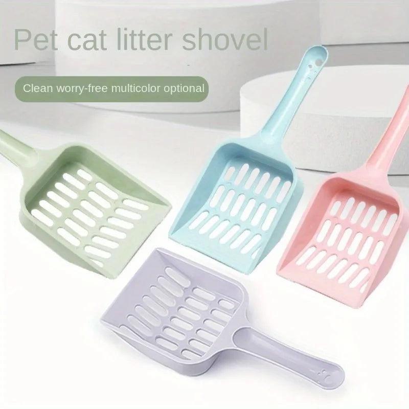 Deluxe Cat Litter Scoop – Premium Plastic Fine Mesh! Durable, Easy Cleaning for Cats & Dogs, Pet Waste Shovel