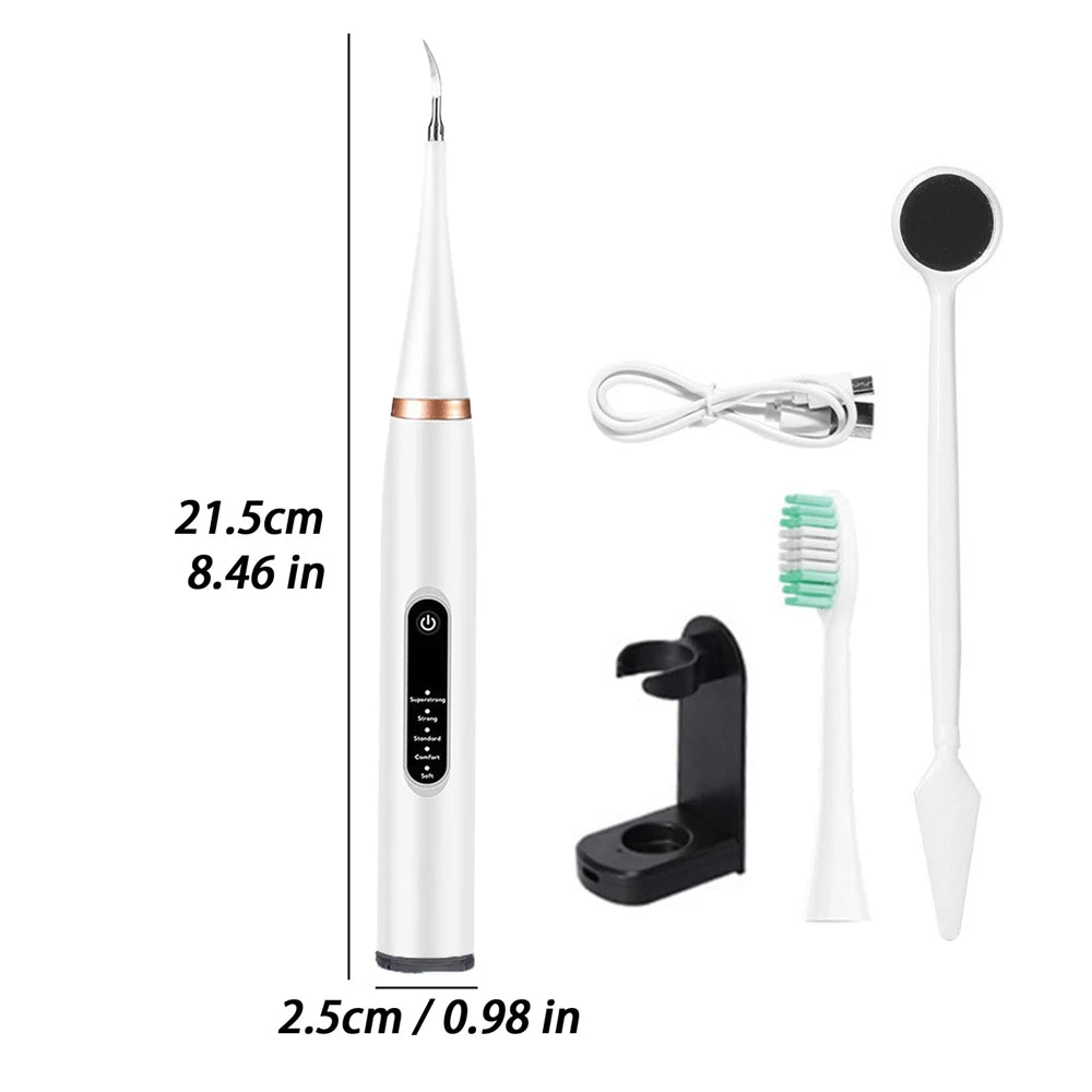 Pet Plaque Remover for Teeth with LED Light 5 Modes Electric Toothbrush Teeth Cleaning Kit Cat Dog Ultrasonic Tooth Cleaner