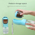 1PC Leak Proof Portable Pet Water Bottle with Food Container Dog Cat Dispenser for Outdoor Travel